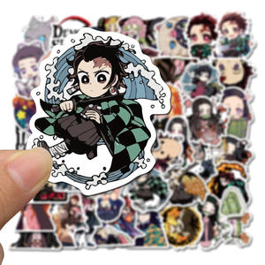 50PCS/SET Laptop Guitar Waterproof <strong>Demon</strong> and <strong>Slayer</strong> Graffiti Anime <strong>Stickers</strong> - Product Image 5