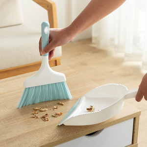 Mini Broom and Dustpan Set Table Dining Table Crumb Soft Bristles Multipurpose Desktop Cleaning Tools for Home - Product Image 1