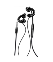 KAKUSIGA Nouveauté – Câble tressé noir de 1,2 m avec micro intégré, commande 3 touches, haut-parleur HiFi 11 mm, filaire 3,5 mm – Vente directe usine