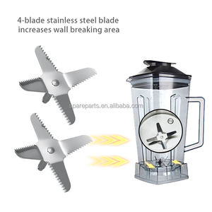 Lame de mélangeur commerciale Pièces de mélangeur commercial Lame de mélangeur Composants essentiels Juicer <span class=keywords><strong>Blender</strong></span> Pièce de rechange - Product Image 2