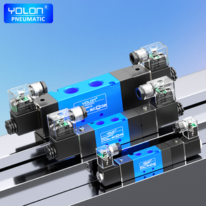 โซลินอยด์วาล์ว DC24V 24VAC 230C 4v410-15 330E 430C แรงดันน้ำควบคุมปลั๊ก yolon 1พอร์ต2in - Product Image 1