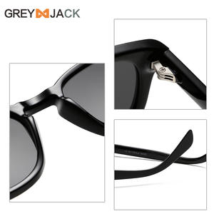 Gafas de Sol Polarizadas Grey Jack 22006, Montura Negra de PC, Lentes TAC, Protección UV400, Estilo Unisex - Product Image 2