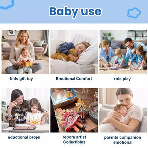 20 "" धीरे से सिलिकॉन बच्चे के बाल रोटिंग वाले बालों को रोटिंग करते हुए दिखाई देने वाले अंग प्रारंभिक शिक्षण संस्थान - Product Image 5