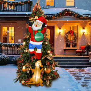 Alta calidad Navidad perro morder viejo hombre Pantalones LED inflable luz decoración ecológica y resistente al agua EE. UU. 6 pies - Product Image 1