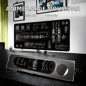 Tigerwings Blumen-Mauspad Maßgefertigte Tischmatte CE RoHS REACH CA65 Rutschfeste Gummibasis Große Erweiterte Gaming-Desktop-Unterlage - Product Image 4