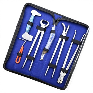 Kit d'outils professionnels pour le soin des sabots de cheval : Couteau à sabots, Pince à sabots, Extracteur de clous, Pince à sabots, Polisseur de sabots, Équipement équestre - Product Image 1