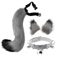 Nouveau Style Halloween fête Animal bandeau en peluche oreille bandeau Therian queues fausse fourrure Sexy renard oreilles queues pour les femmes