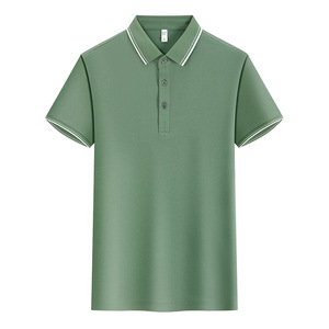 เสื้อโปโลผ้าฝ้ายต้านเชื้อแบคทีเรีย 7A สกรีนโลโก้ได้ ชุดทำงาน ชุดลำลองฤดูร้อน - Product Image 5