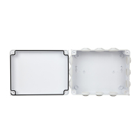 Boîtier de jonction électrique étanche en plastique ABS pour extérieur, série RA 200x200x80mm, IP65, fabrication OEM/ODM personnalisée