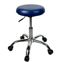 Chaise de bureau moderne pour salon de coiffure, beauté et maquillage, réglable en hauteur, avec cadre en acier inoxydable, roulettes coulissantes, tabouret pivotant et réglable pour la maison