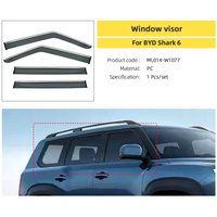 Pare-soleil pour BYD Shark 6 Accessoires Déflecteurs de fenêtres Pare-pluie Pare-vent Accessoires extérieurs