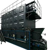 Chaudière à vapeur horizontale automatique à double tambour SZL de 10 tonnes pour biomasse, pression personnalisable disponible