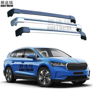 2 Barras de Techo para <span class=keywords><strong>Skoda</strong></span> <span class=keywords><strong>Enyaq</strong></span> 5 Puertas <span class=keywords><strong>SUV</strong></span> 2020+, Barras Laterales de Aleación de Aluminio, Rieles Transversales, Portaequipajes de Techo - Product Image 2