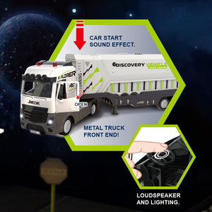 Nuevo Diseño al por Mayor, Camión <span class=keywords><strong>de</strong></span> Juguete Educativo <span class=keywords><strong>de</strong></span> Aleación <span class=keywords><strong>para</strong></span> Ensamblar, Escena Espacial, Serie con Sonido y Luz, Modelo a Escala 1:16 - Product Image 2