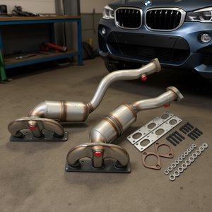 Convertisseur catalytique BMW 2.5L 3.0L en acier inoxydable avant pour X5 530i 525i, pièce de rechange pour moteur essence - Product Image 2