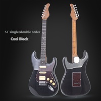 High-End Feel 39-Inch Electric Guitar Single Double Pickups Single Tremolo Bridge Stringed Instrument Parts Accessories