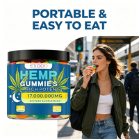 Gummies vitaminées à l'extrait de chanvre sous marque privée pour adultes : Soulagement du stress, amélioration de la mémoire, soutien du sommeil, énergie