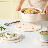 Nouveaux sous-verres et sets de table en silicone isolants thermiques 2026 – Dessous de verre anti-brûlure réutilisables et tapis ronds pour la décoration intérieure