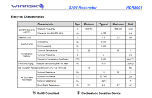 WINNSKY-Sierra osciladora de cuarzo para Control remoto, resonador de 868,3 MHz, 6 pines, SMD, oferta Original de fábrica con servicio personalizado - Product Image 4