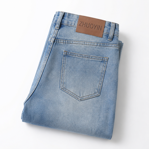 <span class=keywords><strong>Jeans</strong></span> a Zampa di Lusso da Donna a Vita Alta Vestibilità Comoda Stile <span class=keywords><strong>Mom</strong></span> <span class=keywords><strong>Fit</strong></span> in Denim - Vendita all'Ingrosso ODM - Product Image 2