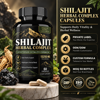 Capsules végétaliennes 8 en 1 Shilajit Ashwagandha, 60 capsules végétaliennes pour adultes, soutien énergétique et vitalité