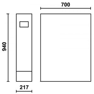 BETA - 055000097 Pied universel avec prises de courant pour équipement d'atelier établi-EAN 8014230934853 BANCS DE TRAVAIL ET TABLES - Product Image 2
