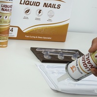 Colle liquide pour panneaux muraux, adhésif de construction sans clou pour fixation d'autocollants muraux décoratifs, adhésifs et produits d'étanchéité