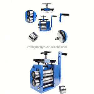 Herramientas Manuales de Chapado en Oro Semicirculares con Manivela, Máquinas de Engarzado para Joyería y Plata para Plantas de Fabricación - Product Image 2