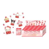 Lot de 16 figurines en peluche Mochi Jandoon Sanrios Characters Strawberry Sweetheart Series, jouets tendance, vente en gros, en direct
