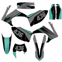 Autocollants de réservoir de moto en film métallique TZ215 pour moto, autocollants pour moto Newmen Battle Axe Terminator Z1Z2Z3, vente en gros