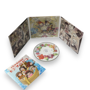 High Grade Anime-Style CD Digipak, Cute Chibi Character Packaging with Floral & Ocean Prints - Product Image 1