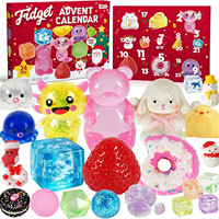 Nouvelle boîte mystère de Noël, jouet à presser, boîte anti-stress, jouet à presser en TPR à rebond rapide pour la décompression