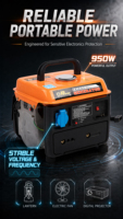 Tragbarer Mini 950 0,5kVA Benzingenerator Made in China mit Bedienungsanleitung zum Verkauf