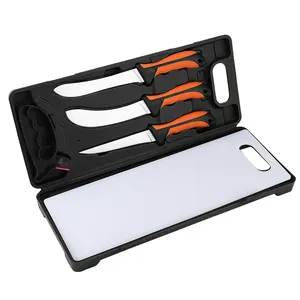 Premium Camping Outdoors Survival Kit Hunting Knife Tool Set With Durable Box High Quality Low Price Hunting Knife Set