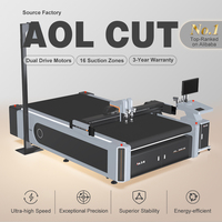 Cortadora CNC Eléctrica AOL con Alimentación Automática y Cuchilla Oscilante para Tablero de Espuma EVA y Esponja