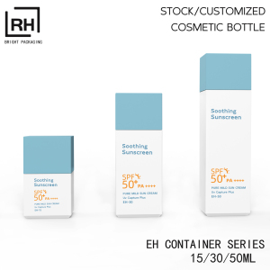 Flacon de crème <span class=keywords><strong>solaire</strong></span> émulsion 30 ml 50 ml, écologique, PCR PE, contenant haut de gamme pour les produits de soin de la peau et du corps pour hommes - Product Image 6
