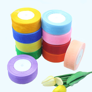 Nastro in Organza di Nylon Trasparente all'Ingrosso in Vari Colori per Decorazioni di Giocattoli - Product Image 4