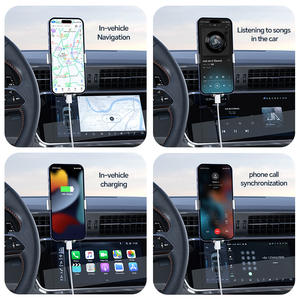 Câble tressé pour <span class=keywords><strong>iPhone</strong></span> 15, câble de charge USB vers Type-C <span class=keywords><strong>CarPlay</strong></span>, utilisation en voiture - Product Image 3