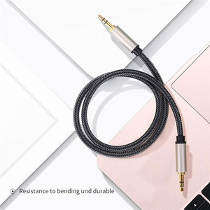 <span class=keywords><strong>Cable</strong></span> de Audio de 3.5mm Macho a Macho, <span class=keywords><strong>Cable</strong></span> <span class=keywords><strong>Auxiliar</strong></span> Estéreo de 1/8 para Dispositivos con Puerto de Conexión de 3.5mm, Audífonos, Estéreos para Auto, Altavoces - Product Image 4