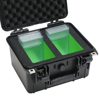 Étui rigide en plastique pour cartes de sport BGS à 2 rangées de couleurs personnalisées Boîte de rangement étanche IP67