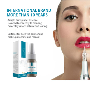<span class=keywords><strong>Tinta</strong></span> de Tatuaje Profesional Famisoo <span class=keywords><strong>para</strong></span> Cejas, Delineador de Ojos y Labios, Maquillaje Permanente, Pigmento Vegetal de Alta Calidad, Orgánico, Circulación PVC - Product Image 3