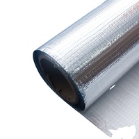 Matériaux d'isolation thermique en tissu enduit de maille en aluminium de classe A, design moderne, pour l'isolation des tuyaux CVC