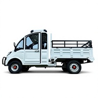 Nouveau véhicule utilitaire électrique à quatre roues, petit camion de marchandises à cabine haute, entièrement fermé, haute efficacité