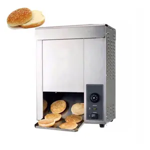 Shineho H260D Pemanggang Roti Kontak Vertikal Kualitas Tinggi Penjualan Laris untuk Usaha Kecil Pembuatan Roti Burger Tostavora