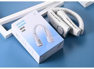 All'ingrosso 2400mAh doppia batteria ventola del collo 3 velocità regolabile di tipo C ricarica ABS + <span class=keywords><strong>PC</strong></span> ventola di raffreddamento <span class=keywords><strong>portatile</strong></span> <span class=keywords><strong>per</strong></span> il campeggio - Product Image 4