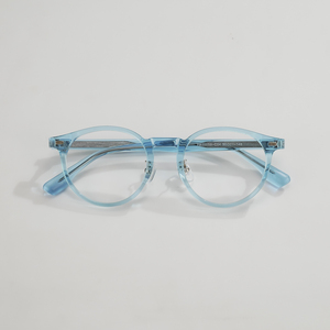 Custom Anti Blue Light Glasses Handmade Acetate Optical <b>Frames</b> Vintage Round <b>Eyeglass</b> <b>Frames</b> Prescription Glasses <b>Frame</b> - Product Image 5