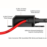 10AWG étanche Double câble entrée connecteur solaire rallonge à travers la boîte de jonction solaire de toit de RV pour EV camping-car bateau Van