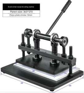 เครื่องตัดแบบแม่พิมพ์ขนาดเล็ก Yunqingtech รุ่นใหม่ สำหรับตัดหนัง - Product Image 2