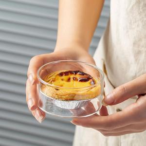 Ramequins en verre borosilicate 180 ml, plats <span class=keywords><strong>à</strong></span> beurre ronds <span class=keywords><strong>à</strong></span> large ouverture, bols de service polyvalents pour fruits, yaourts, desserts - Product Image 3