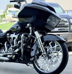 Ruote Anteriori Personalizzate da 21 Pollici per Modelli HD Touring dal 2014 in Poi, Road Street Glide, Electra Glide, Accessorio <span class=keywords><strong>Moto</strong></span> Prodigy - Product Image 2